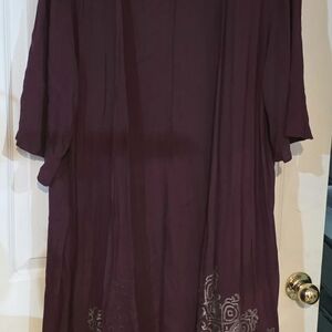 Torrid Deep Purple Tunic Top
